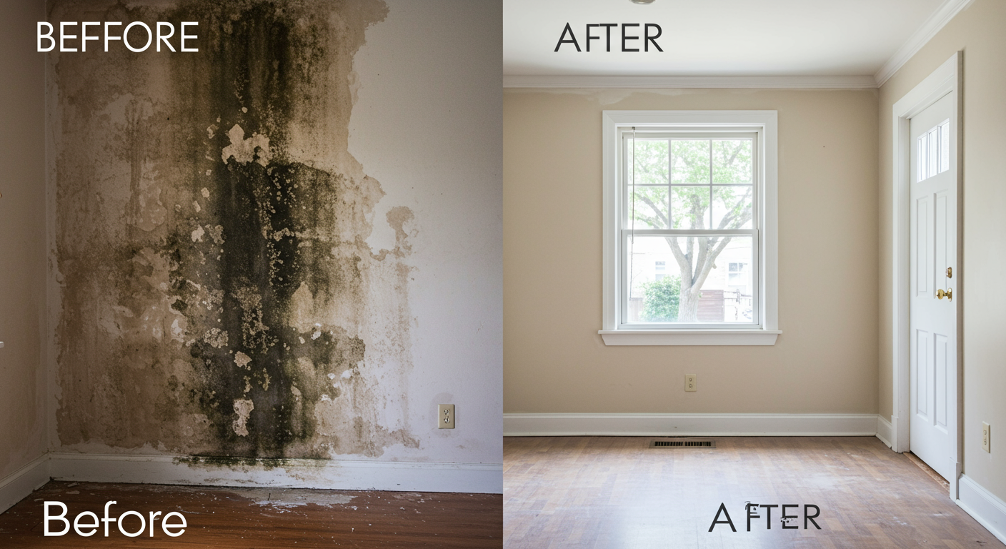 Mold Removal Process in Action